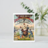 Excelsior Ginger Ale Vintage Poster wiederhergeste Postkarte (Stehend Vorderseite)