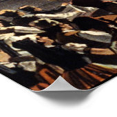 Excelsior Poster 1883 Brooklyn Bridge New York (Ecke)