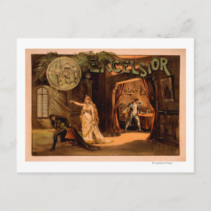 Excelsior Theaterstückplakat #1 Postkarte