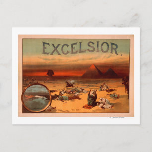 Excelsior Theaterstückplakat #2 Postkarte