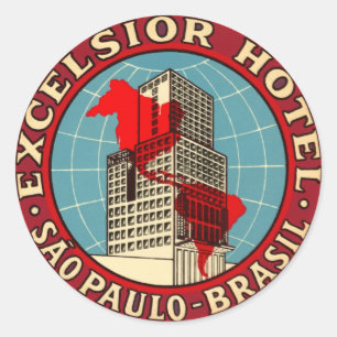 ExcelsiorHotelBrasil Runder Aufkleber