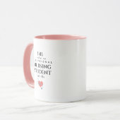 Exceptional Nursing Student Personalized Name  Tasse (Vorderseite Links)