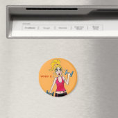 Excercise Girl Magnet (In Situ (Geschirrspüler))