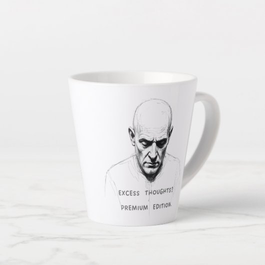 Excess Thoughts? Premium Edition Milchtasse (Rechte Ecke)