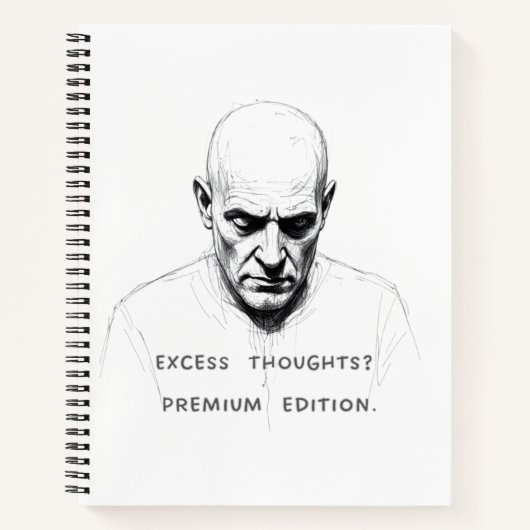 Excess Thoughts? Premium Edition Notizblock (Vorderseite)