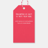 Exchange-Liebe Personalisiert Handmade Geschenkanhänger (Rückseite)