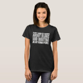Excited About Blogs And Writing Blogger T-Shirt (Vorne ganz)