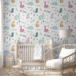 Exciting and Cheerful Dinosaur World  Tapete