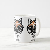 exclusieve Tasto Design-mok Kaffeetasse (VorderseiteRechts)