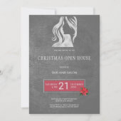 Exclusive Friseur Weihnachts-Open House Party Einladung (Vorderseite)