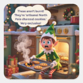 Exclusive Holiday Edition! Quadratischer Aufkleber (Vorderseite)