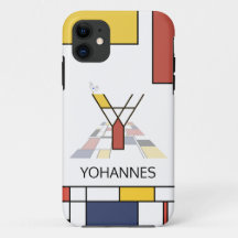 Exclusive Neoplasticism Art Monogram. Letter Y