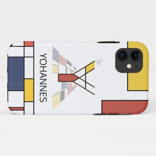 Exclusive Neoplasticism Art Monogram. Letter Y Case-Mate iPhone Hülle (Rückseite (Horizontal))