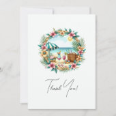 Exclusive Social Club Bachelorette Wochenende Foto Dankeskarte (Vorderseite)