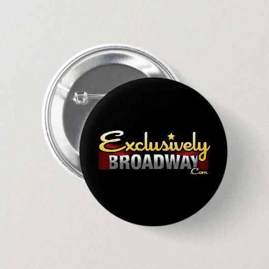 ExclusivelyBroadway.com Button (Vorne & Hinten)