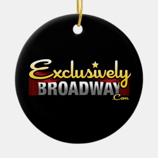 ExclusivelyBroadway.com Keramik Ornament (Vorne)