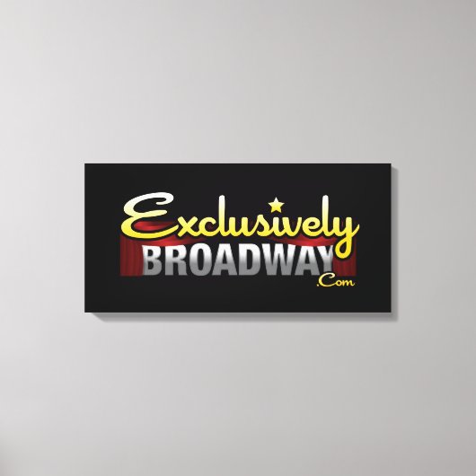 ExclusivelyBroadway.com Leinwanddruck (Vorderseite)