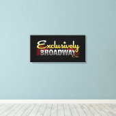 ExclusivelyBroadway.com Leinwanddruck (Insitu (Holzboden))