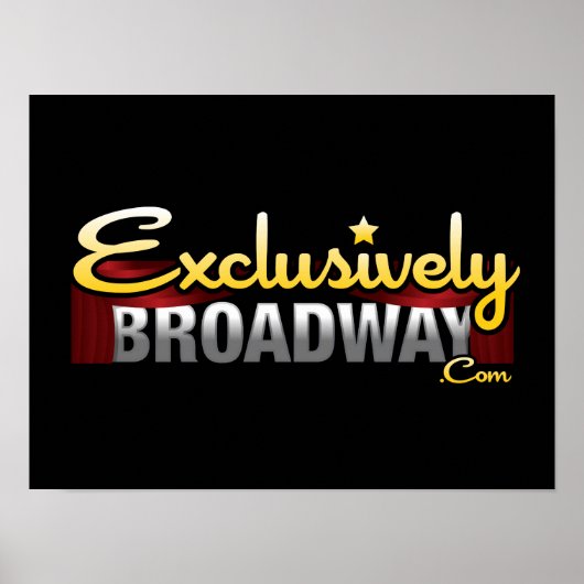 ExclusivelyBroadway.com Poster (Vorne)