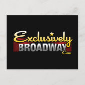 ExclusivelyBroadway.com Postkarte (Vorderseite)