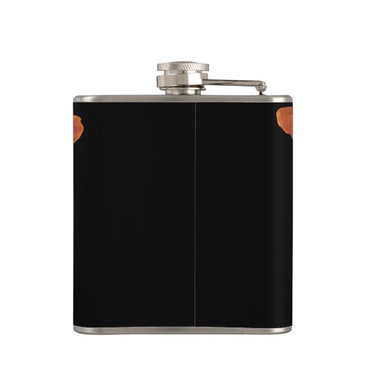 Excotic Butterfly Watercolor Flachmann (Rückseite)