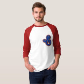 excrement_baseball 3/4tee T-Shirt (Vorne ganz)