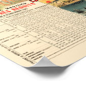 Excursions à la Mer France Vintage Poster 1891 (Ecke)