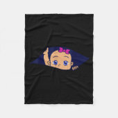 Excuse Me Is It April Yet Pregnancy Girl Announcem Fleecedecke (Vorderseite)