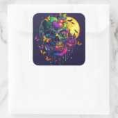 ExDesigner | Personalisierung | Halloween Quadratischer Aufkleber (Tasche)