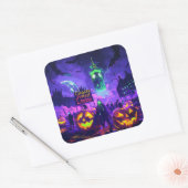 ExDesigner | Personalisierung | Halloween Quadratischer Aufkleber (Umschlag)