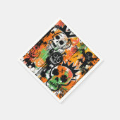 ExDesigner | Personalisierung | Halloween Serviette (Ecke)
