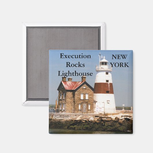 Execution Rocks Lighthouse, New York Magnet (Vorderseite/Rückseite)