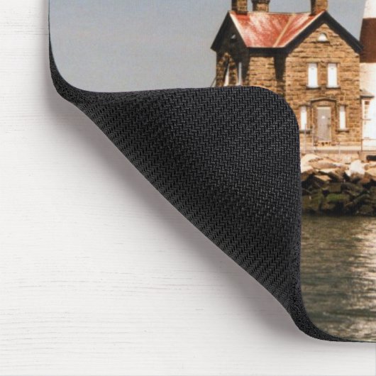 Execution Rocks Lighthouse, New York Mousepad (Ecke)