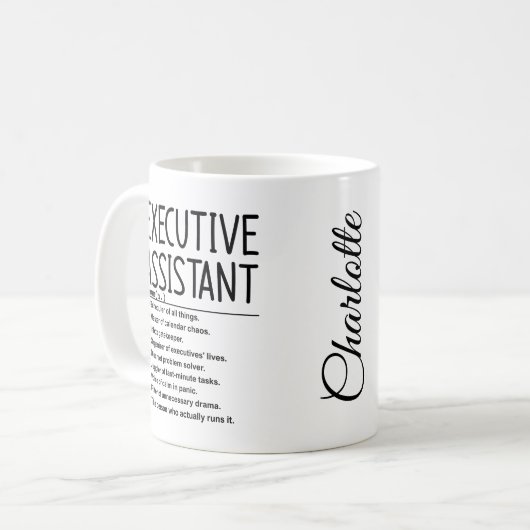 Executive assistant kaffeetasse (Vorderseite Links)