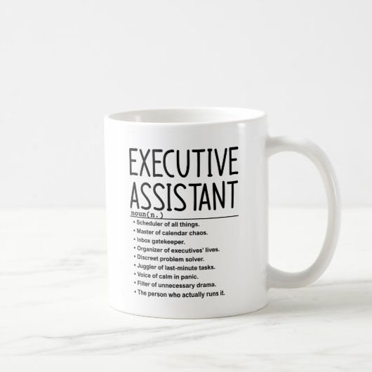 Executive assistant kaffeetasse (Rechts)