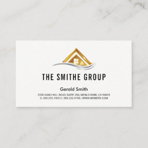 Executive Capitalist Corporate Realtor Gold Visitenkarte