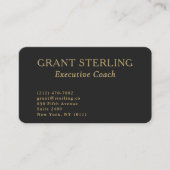 Executive Coach QR-Code Professional Visitenkarte (Vorderseite)