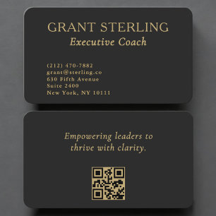Executive Coach QR-Code Professional Visitenkarte