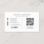 Executive Director Business Card  Visitenkarte (Rückseite)