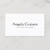 Executive Director Business Card  Visitenkarte (Vorderseite)