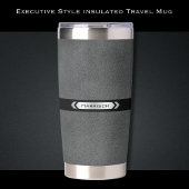Executive Gray Office Travel Mug Thermobecher