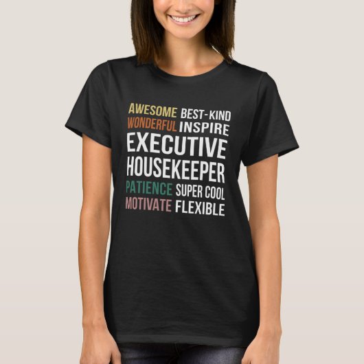 Executive Housekeeper Appreciation T-Shirt (Vorderseite)