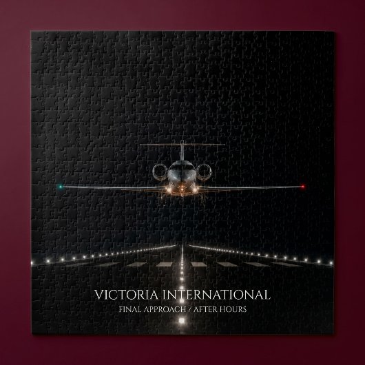 Executive Luxus-Jet-Ankunft nach Stunden Puzzle