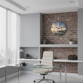 Executive Office Lighthouse Acrylic Wall Clock Große Wanduhr