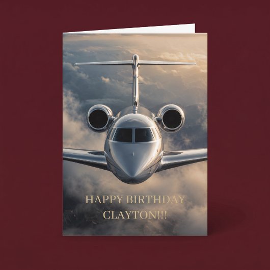 Executive-Privatjet-Flugzeug Karte