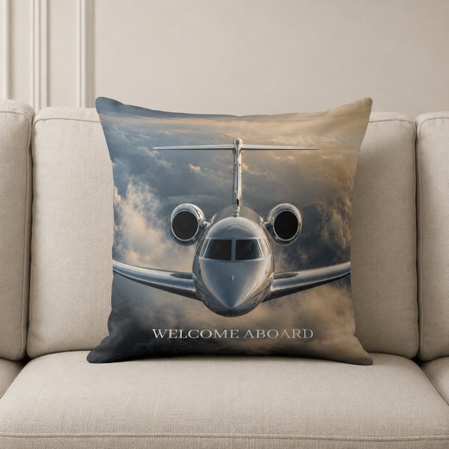 Executive-Privatjet-Flugzeug Kissen (Von Creator hochgeladen)
