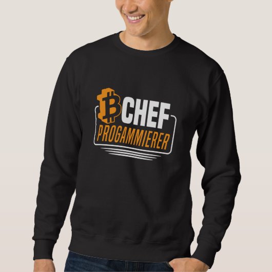 Executive Programmer Bitcoin Sweatshirt (Vorderseite)