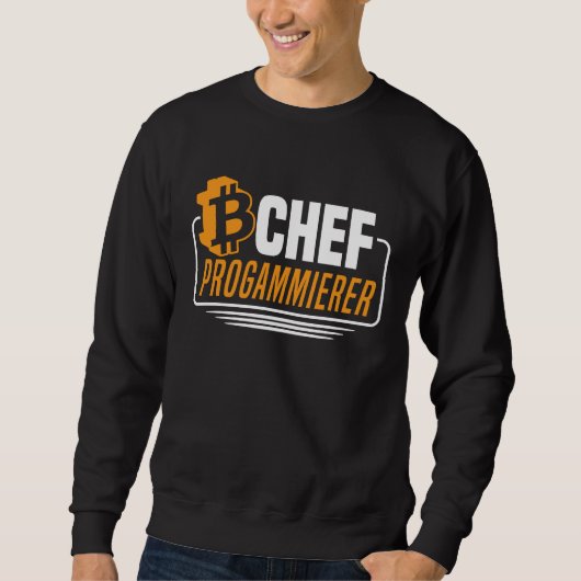 Executive Programmer  Bitcoin Sweatshirt (Vorderseite)