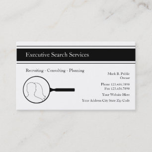 Executive-Search-Arbeitsvermittlungsagentur Visite Visitenkarte