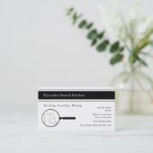 Executive Search Employment Agency Business Cards Visitenkarte (Stehend Vorderseite)